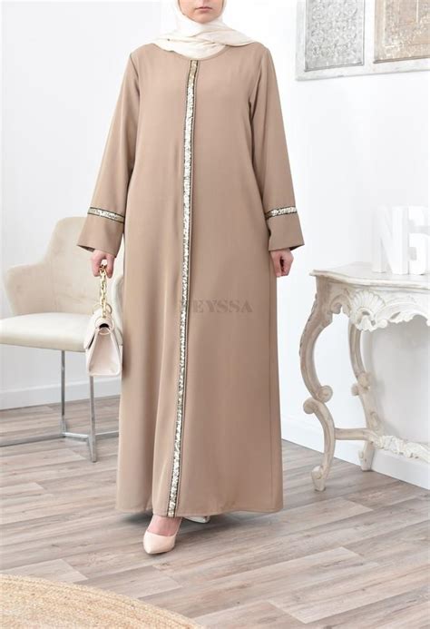 Robe Abaya Fluide Id Ale Pour L A D Et Les Grandes Occasions