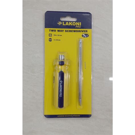 Jual OBENG TWO WAY SCREWDRIVER LAKONI PRO 700949 Shopee Indonesia