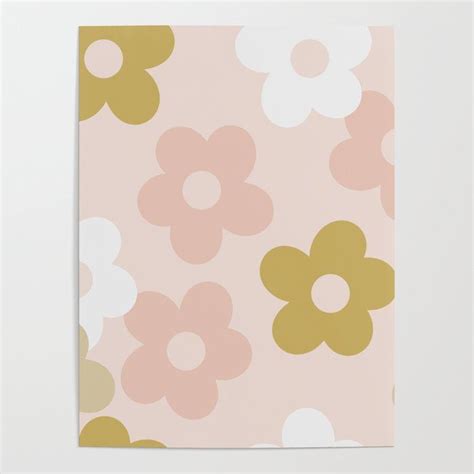 Pastel Flowers Poster Pastel Flowers Pastel Poster