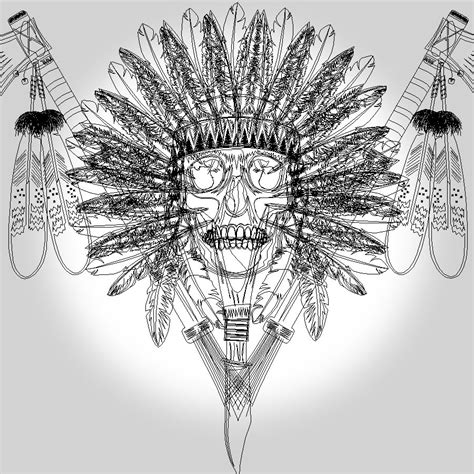 Skull Headdress Behance