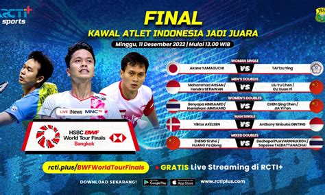 Jadwal Bwf World Tour Finals 2022 Hari Ini The Daddies And Ginting