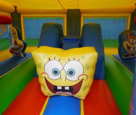 T2 3192 Spongebob Jumper Castle Inflatablesinflatable Bouncers