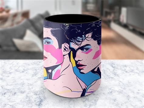 Rainbow Men S Fusion Mug LGBT Pride Dynamic 15 Oz Cup Gay Coffee Cup LGBT Gift Etsy