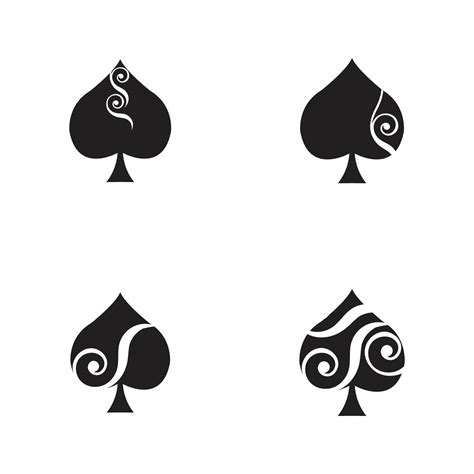 Ace of Spades icon logo design template 3487668 Vector Art at Vecteezy