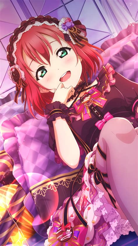 ラブライブ！サンシャイン Iphone壁紙・androidスマホ壁紙画像 1194 スクスタ 黒澤ルビィ アニメ壁紙ネット Pc