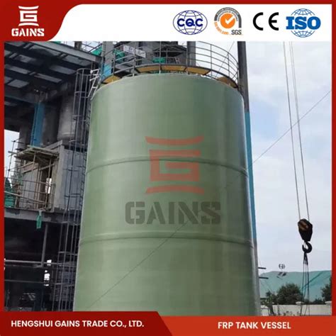 Gains Winding Frp Chemical Storage Tanks Factory China Frp Large