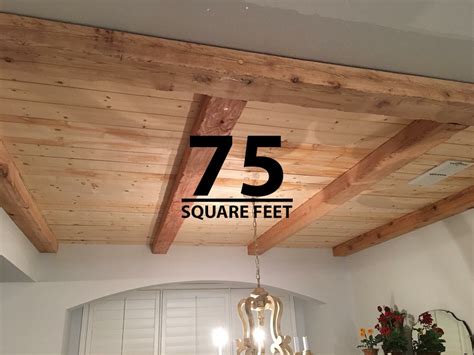 75 SQFT Shiplap No Lap Boards Thin Wall Ceiling Wood Premium Pine