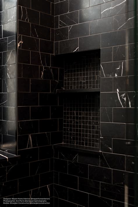 Ferrara 1 X 1 Honed Marble Mosaic Tile With Brass In Nero Beyond