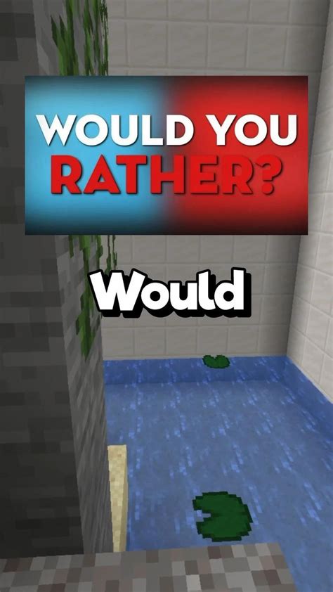 Would You Rather..? | Would you rather, Facts, Every thing