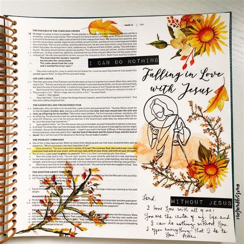 Falling in Love With Jesus. Bible Journaling/faith Planner - Etsy