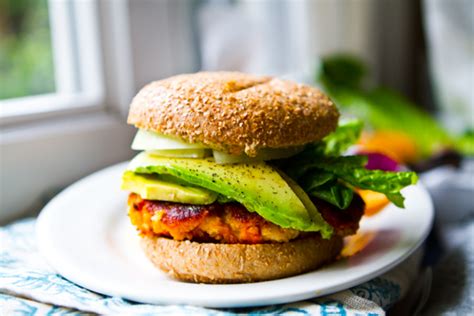 Sweet Potato Veggie Burgers Healthy Meals In Minutes