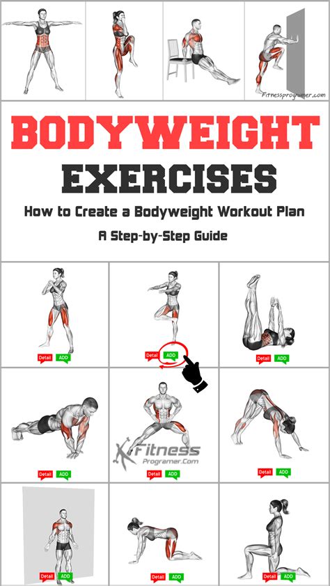 How To Create A Bodyweight Workout Plan: Step By Step Guide