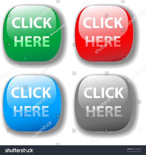 2091 Click Here Button Green Images Stock Photos And Vectors Shutterstock