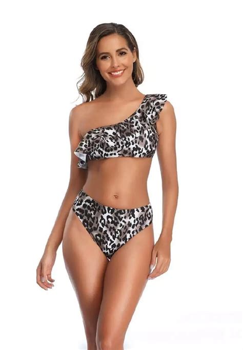 Buy B Code Lyh European Style Lady Bikini Swimwear Brown