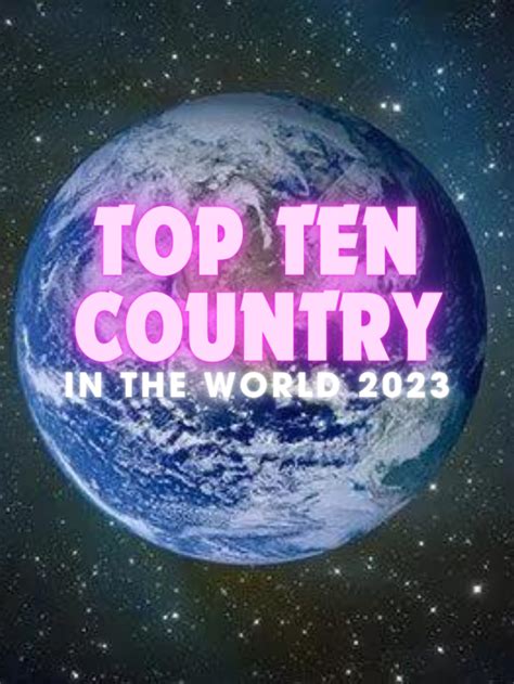 Top Ten Best Country In The World 2023 - Top Trends In The Worlds