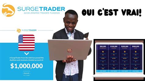 SURGETRADER VIVRE DU TRADING AVEC 1 000 0000 DE CAPITAL Gagner