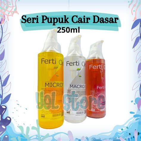 Jual Pupuk Cair FERTI ONE MACRO MICRO FERTI K 250ml Aquascape