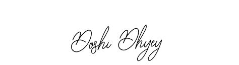 88 Doshi Dhyey Name Signature Style Ideas Special Esignature