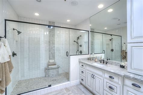 Complete Bathroom Remodel With A Large Shower Expansion Complete