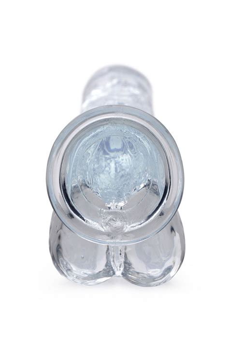 Jock C Thru Inch Dildo With Balls Clear CN