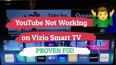 Youtube Not Working On Vizio Tv Finally Fixed In Techprofet