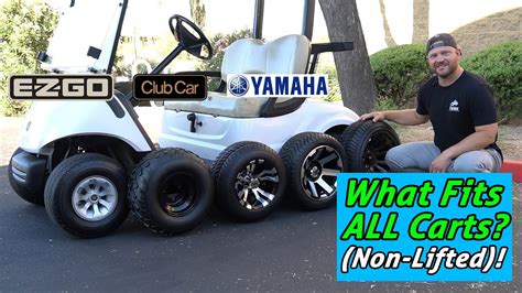 Wheels And Tires For Non Lifted Golf Carts Ezgo Club Car Yamaha