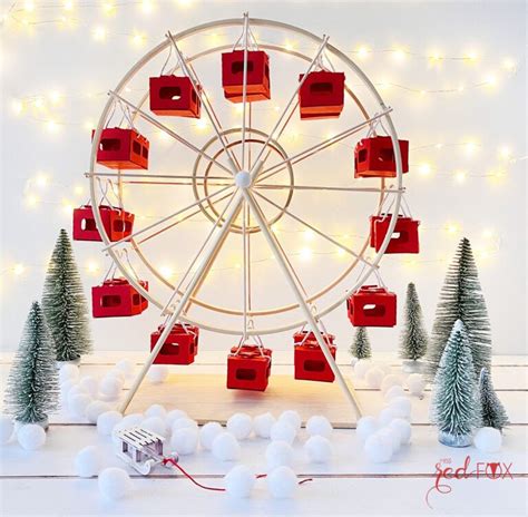 Riesenrad Adventskalender Miss Red Fox Christmas Wreaths Diy