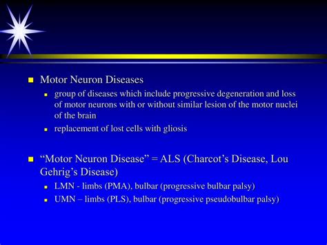 PPT - Motor Neuron Diseases PowerPoint Presentation, free download - ID ...