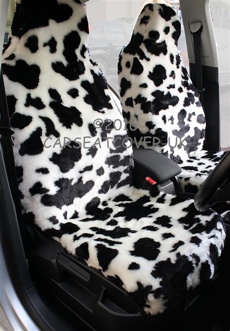 Carseatcover Uk Luxury Faux Fur Furry Cow Seat Covers Fits Most Cars