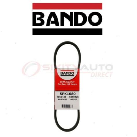 Bando Alternator Serpentine Belt For 1992 Honda Prelude 2 3L L4