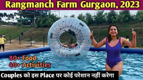 Rangmanch Farms Gurugram Meal Options Activities