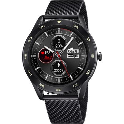 Smartwatch Lotus A Correa De Acero Inoxidable L Bluetooth Hombre