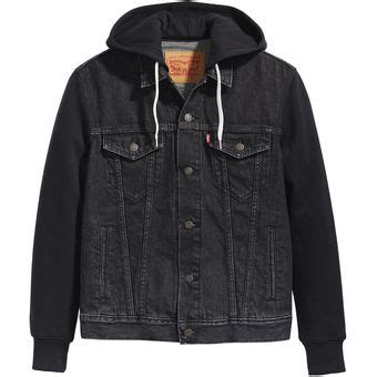 Venta Chamarra De Mezclilla Negra Hombre Levis En Stock