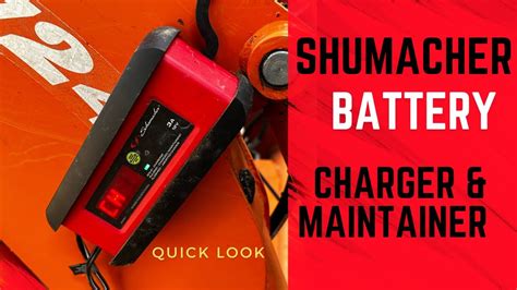 Schumacher Battery Charger And Maintainer Youtube