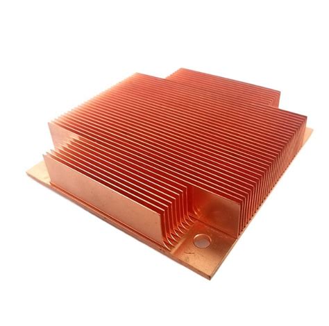 Hot Sales Copper Skived Fin Heat Sink With Thermal Simulation