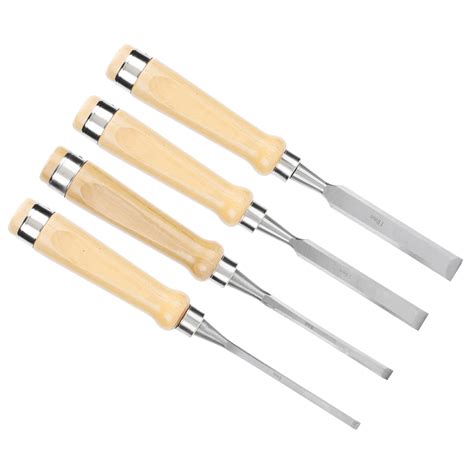 Flat Chisel, 4pcs/set Wood Chisel, Wood Carving Chisel For Carpenters ...