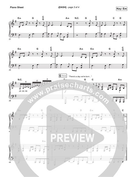 Dash Sheet Music Pdf David Crowder Tobymac Praisecharts