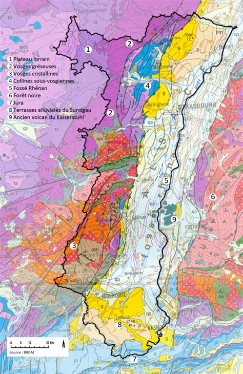 Carte G Ologique De Lalsace