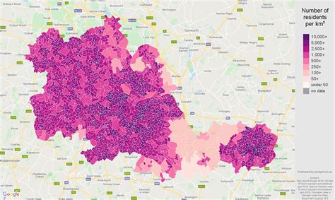 West-Midlands-county population stats in maps and graphs.