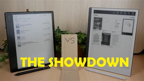 Kobo Elipsa Vs Remarkable 2 Comparison YouTube