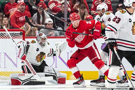 Red Wings Vs Blackhawks November In Play Magazine