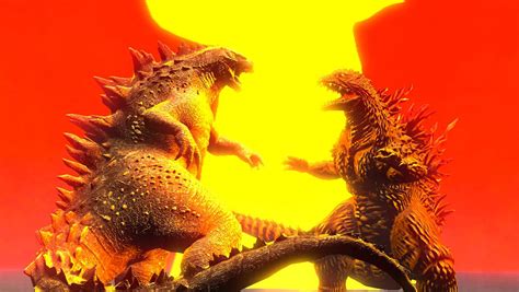 Legendary Godzilla Vs Godzilla Millennium By Trex096 On Deviantart