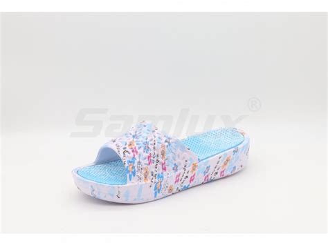 Dámské letní pantofle A8802 blue - SAMLUX.cz
