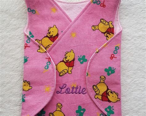 Personalized Premature Baby Clothes Winnie The Pooh Print Micro Preemie