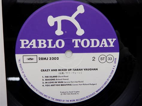 Yahoo オークション Sarah Vaughan サラヴォーン Crazy And Mixe