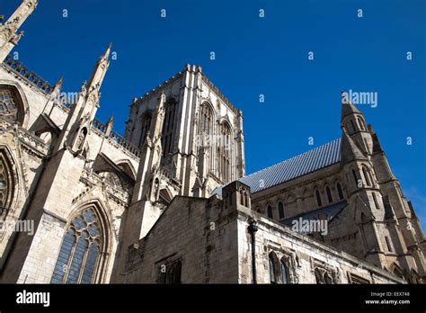 York Minster The South Transept And Main Tower York Yorkshire England