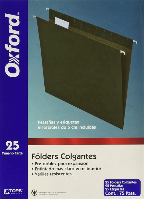 Amazon 25 Count File Pro Standard Hanging File Folder In Green