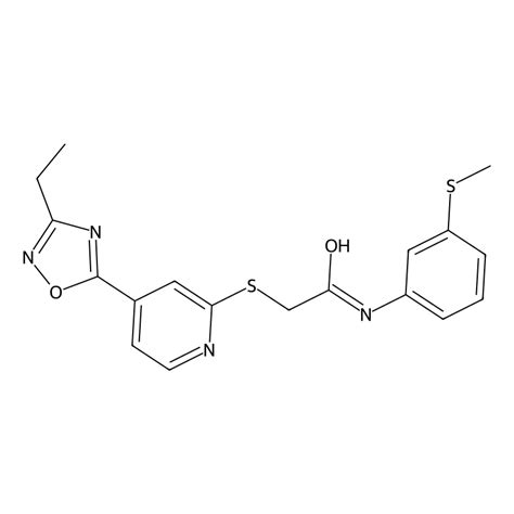 Buy 2 4 3 Ethyl 1 2 4 Oxadiazol 5 Yl Pyridin 2 Yl Thio N 3