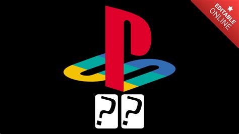 Logotipo Playstation Generador De Efectos De Texto