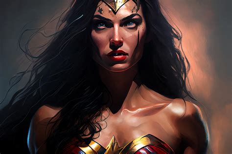 Wonder Woman Wall Art Mixed Media By Tim Hill Fine Art America